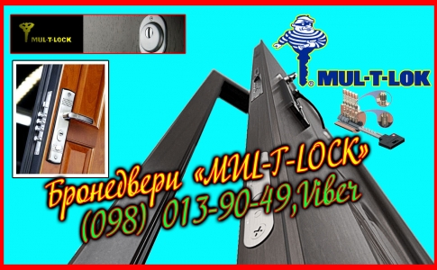 Входные двери безопасности, бронедвери Mul-T-Lock (мультилок)
